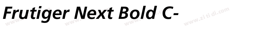 Frutiger Next Bold C字体转换 Frutiger Next Bold C字体转换